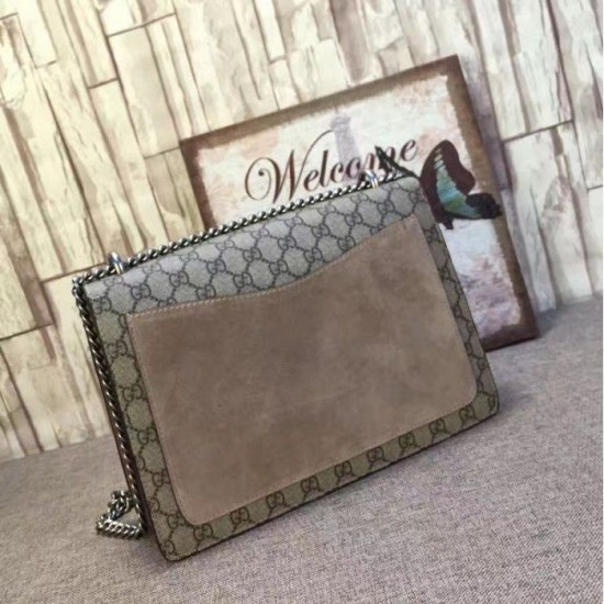 Replica Dionysus GG Supreme borsa a tracolla khaki 403348