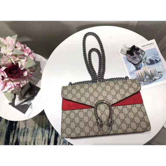 Replica Testa Tigre Dionysus Borsa A Tracolla 403348 Rossa