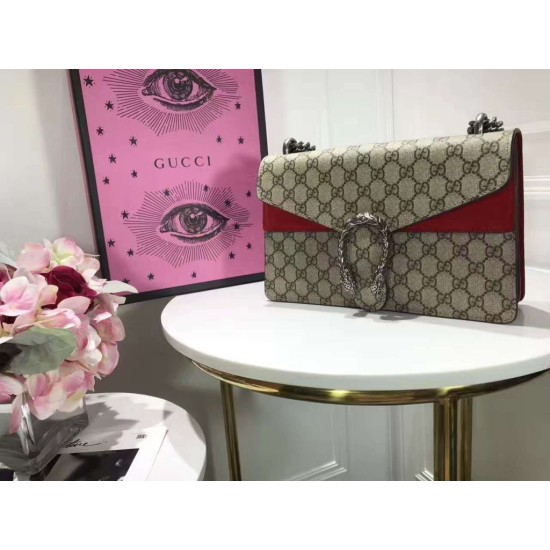 Replica Testa Tigre Dionysus Borsa A Tracolla 403348 Rossa