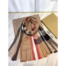 Replica Cammello di sciarpa di Cashmere Grande Check Classic
