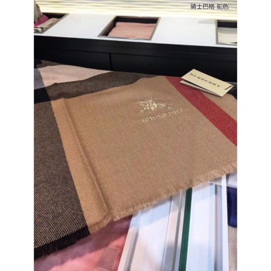 Replica Cammello di sciarpa di Cashmere Grande Check Classic
