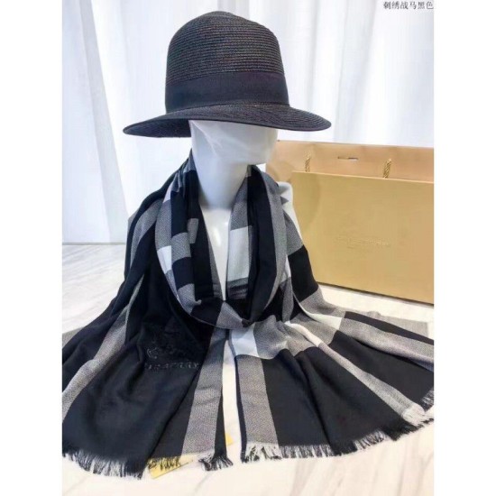 Replica Cammello di sciarpa di Cashmere Grande Check Classic