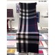 Replica Classic Large Check Sciarpa Navy di Cashmere
