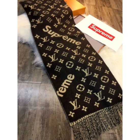 Replica X Superme Cashmere Sciarpa Caffè