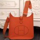 Replica Borsa Hermes Evelyne II TPM e III PM Arancione