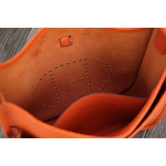 Replica Borsa Hermes Evelyne II TPM e III PM Arancione