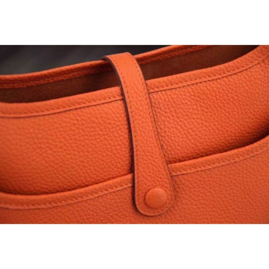 Replica Borsa Hermes Evelyne II TPM e III PM Arancione