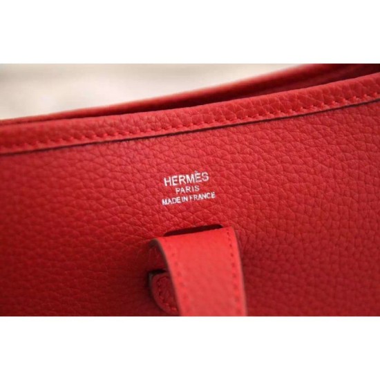 Replica Hermes Evelyne II TPM e III PM Borse Vermillion