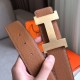 Replica Cinturino Hermes Constance 2 fibbia per cintura oro Epsom 42MM cinturino