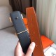 Replica Cinturino Hermes Constance 2 Fibbia per cintura Oro / Noir Swift 42MM