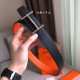 Replica Cintura reversibile Hermes H d'Ancre Arancione / Noir