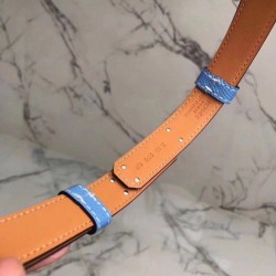Replica Cintura Hermes Kelly Blu Epsom Donna