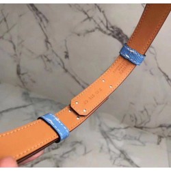 Replica Cintura Hermes Kelly Blu Epsom Donna