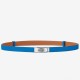 Replica Cintura Hermes Kelly Blu Epsom Donna