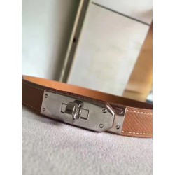 Replica Cintura Hermes Kelly Marrone Epsom Donna