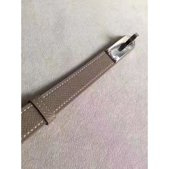Replica Cintura Hermes Kelly Taupe Epsom Donna
