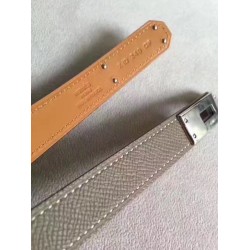 Replica Cintura Hermes Kelly Taupe Epsom Donna