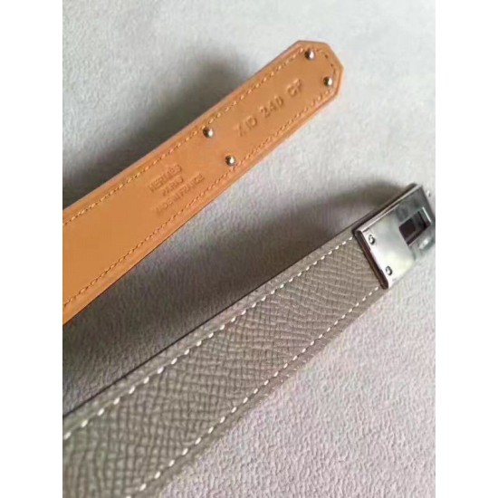 Replica Cintura Hermes Kelly Taupe Epsom Donna