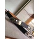 Replica Cintura Hermes Kelly nera Epsom Donna