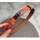 Replica Cintura Hermes Kelly Arancione Epsom Donna