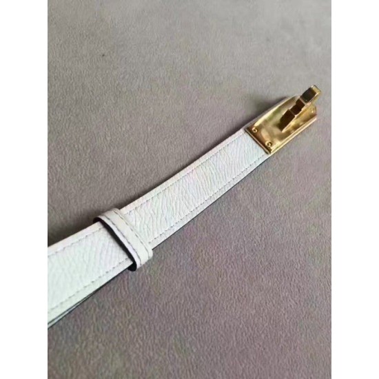 Replica Cintura Hermes Kelly Epsom bianca Replica Cintura Hermes Kelly Epsom bianca