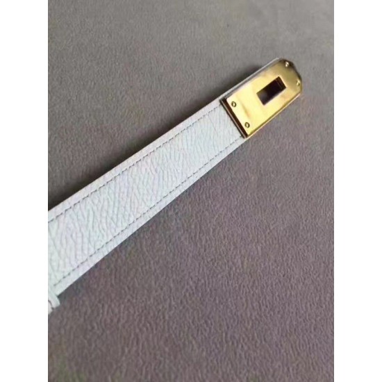 Replica Cintura Hermes Kelly Epsom bianca Replica Cintura Hermes Kelly Epsom bianca