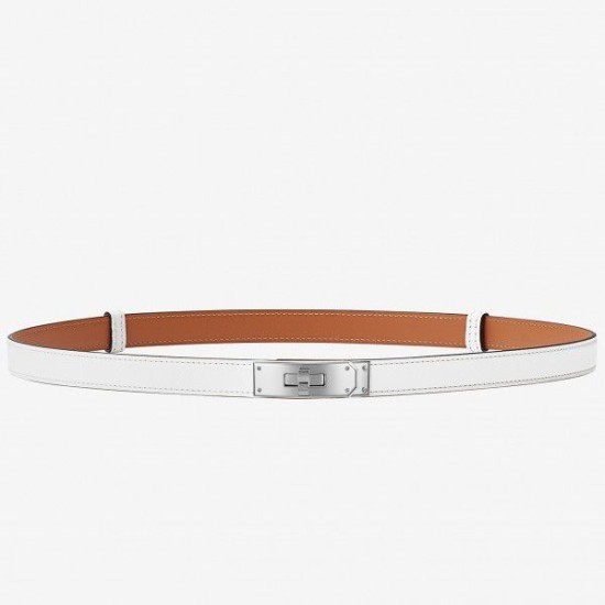 Replica Cintura Hermes Kelly Epsom bianca Replica Cintura Hermes Kelly Epsom bianca