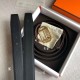 Replica Hermes Pad Cintura reversibile Clemence nera