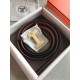 Replica Cintura reversibile Hermes Quizz 32mm marrone Clemence