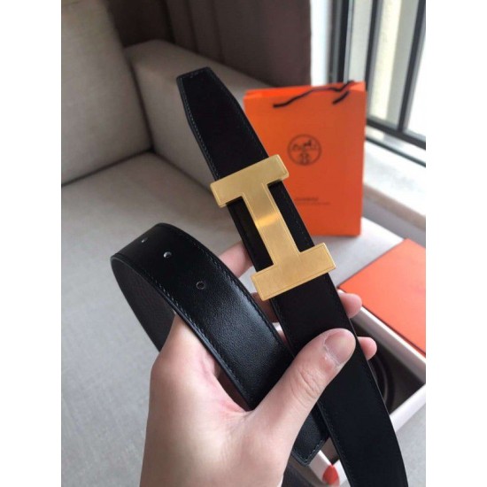 Replica Cintura reversibile Hermes Quizz 32mm Cafe Clemence