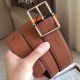 Replica Cintura reversibile Hermes Brown Saddle 38MM