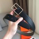 Replica Cintura reversibile Hermes Grey Saddle 38MM