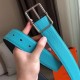 Replica Cintura reversibile Hermes Bleu Obscur da 38 mm