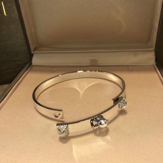 Replica Bracciale Hermes Collier de Chien in argento
