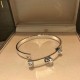 Replica Bracciale Hermes Collier de Chien in argento