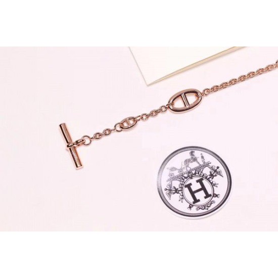 Replica Bracciale Hermes LG Farandole in oro rosa