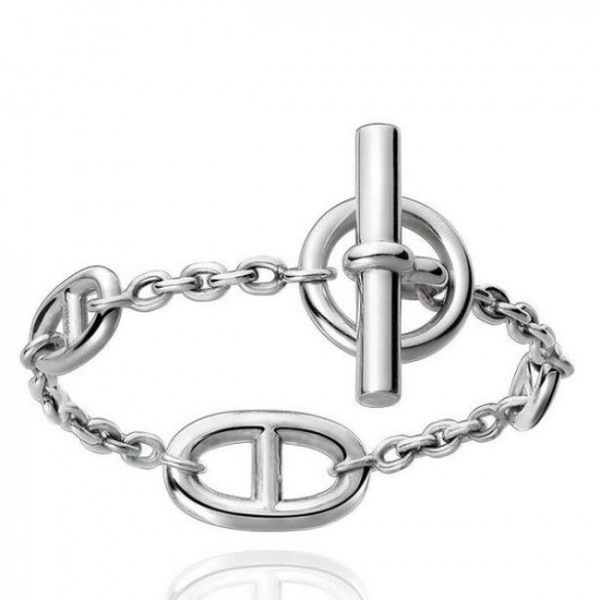 Replica Bracciale Hermes LG Farandole in argento sterling