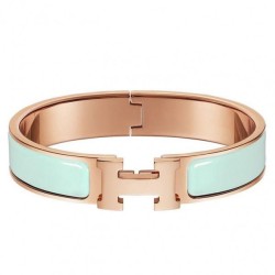 Replica Bracciale Hermes Aqua Enamel Clic H PM