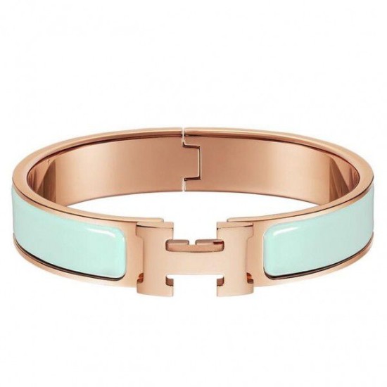 Replica Bracciale Hermes Aqua Enamel Clic H PM
