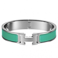 Replica Bracciale Hermes Clic H PM verde smalto