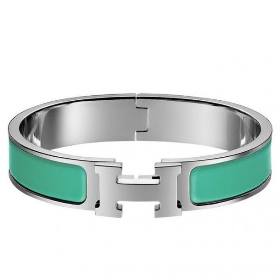 Replica Bracciale Hermes Clic H PM verde smalto