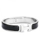 Replica Bracciale Hermes Clic H PM in smalto nero