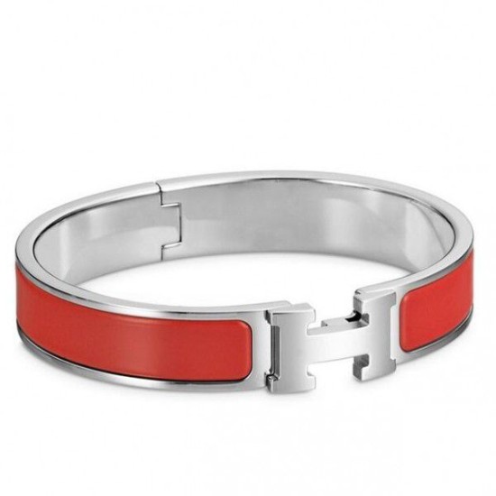 Replica Bracciale Hermes Clic H PM in smalto rosso