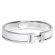 Replica Bracciale Hermes Clic H PM in smalto bianco