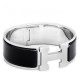 Replica Bracciale Hermes Clic Clac H PM smaltato nero