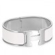 Replica Bracciale Hermes Clic Clac H PM smaltato bianco