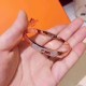 Replica Bracciale Hermes Kelly in oro rosa con diamanti