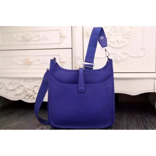 Replica Hermes Evelyne III PM Borsa Blu