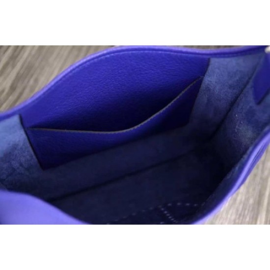 Replica Hermes Evelyne III PM Borsa Blu