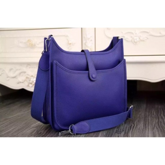 Replica Hermes Evelyne III PM Borsa Blu